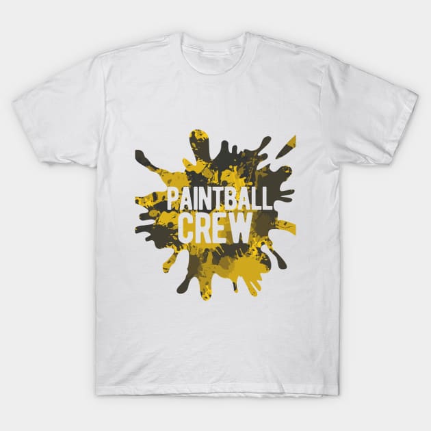 Matching Paintball T-Shirt Cool Fun Sports Game Team Shirt T-Shirt by warpartdesignstudio